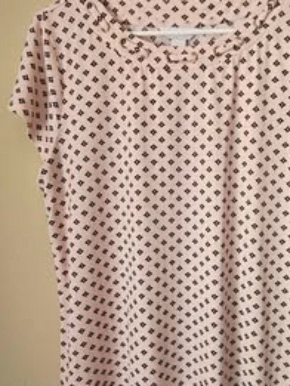 Pink Black Office Top large - Liz Claiborne